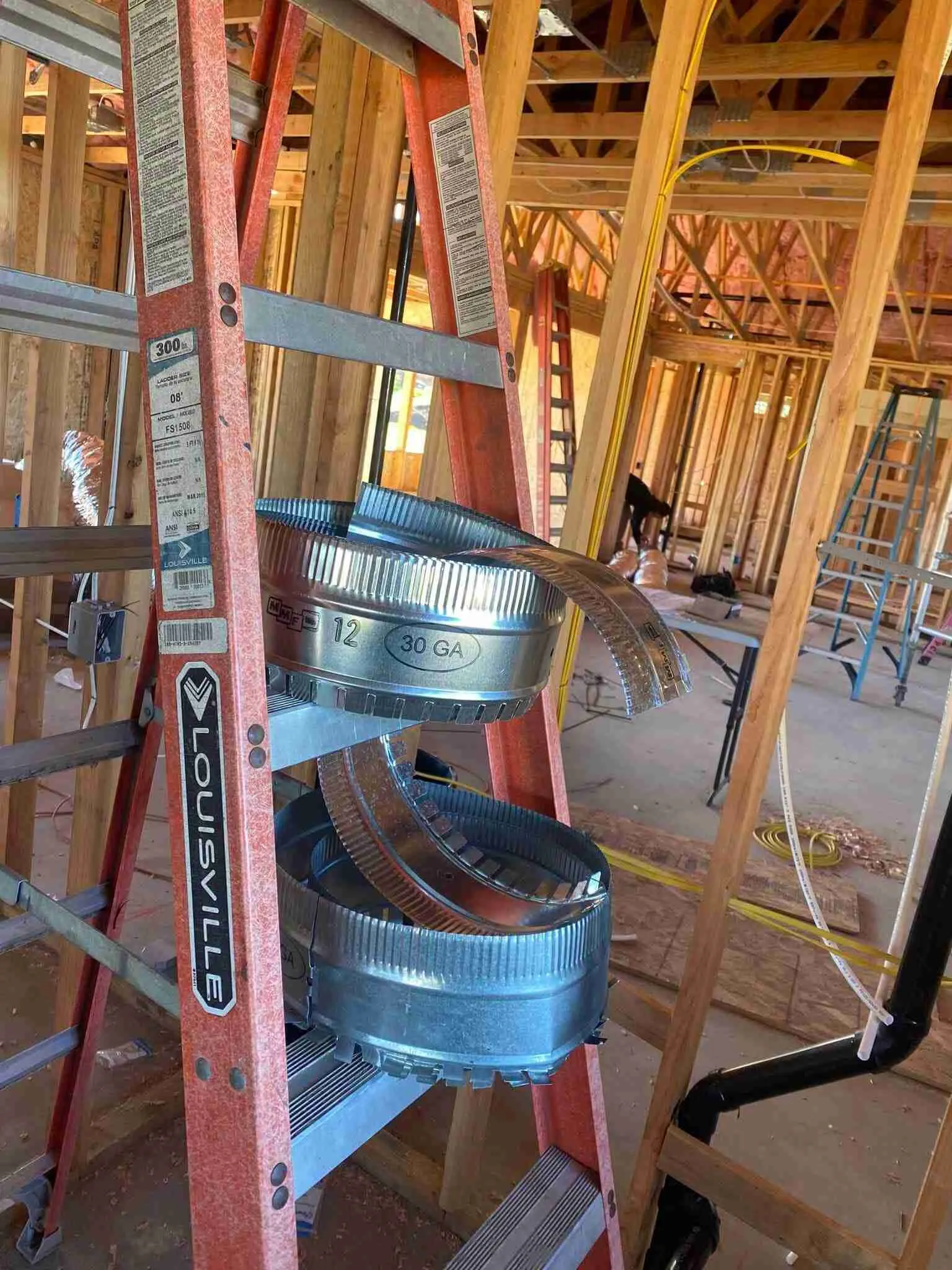 New Duct Work Being Installed